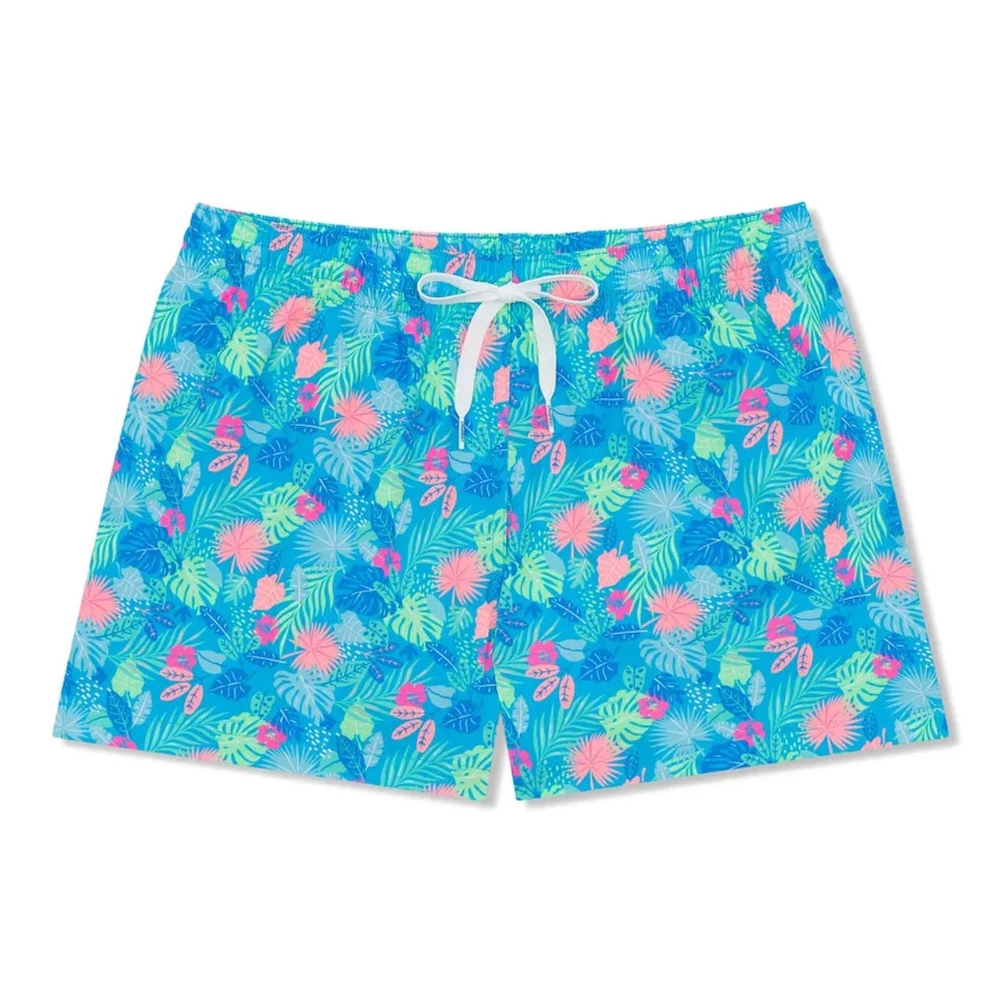 Chubbies 5.5-Inch The Wild Tropics Swim Trunks - Medium Blue